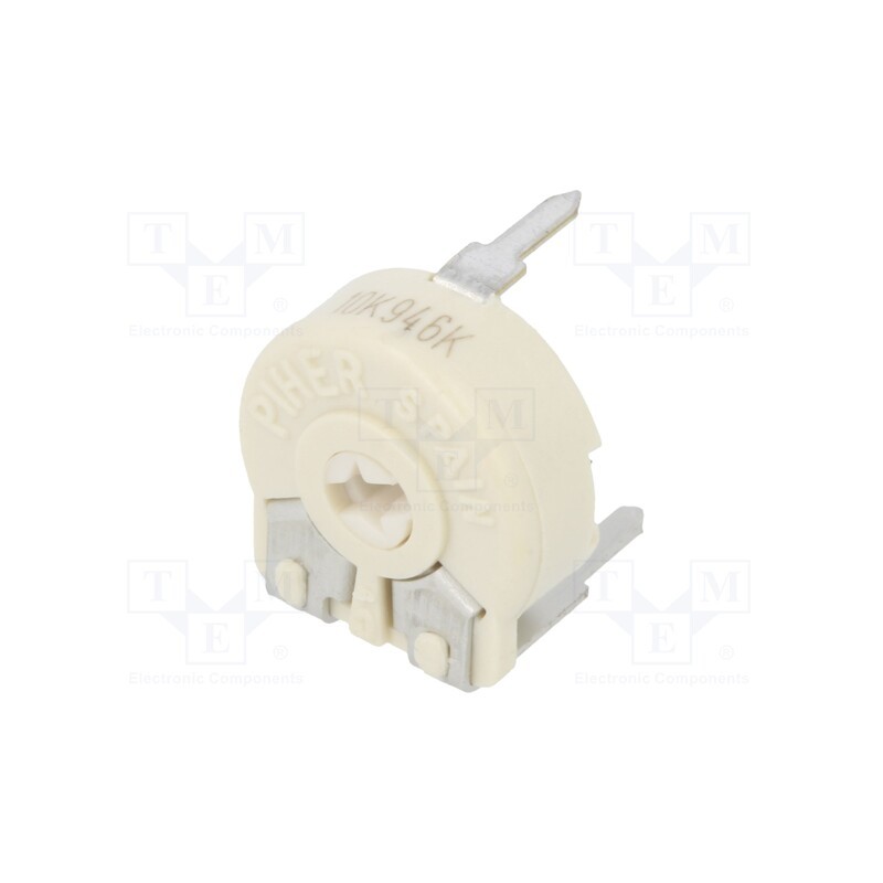 10 pcs : PTC10LV10-103A1010 - Potentiometer: mounting, single turn,horizontal, 10kΩ, 330mW