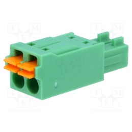 10 pcs : FMC 1,5/ 2-ST-3,5 1952267 - Pluggable terminal block, 3.5mm, ways: 2, straight, plug, female
