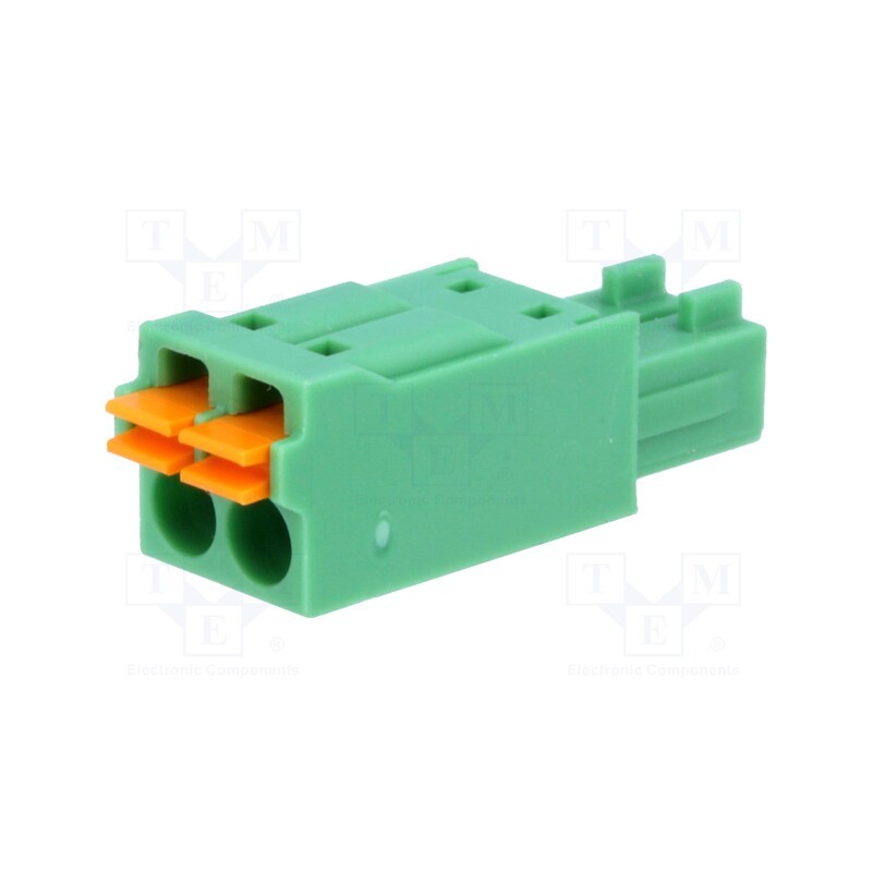 10 pcs : FMC 1,5/ 2-ST-3,5 1952267 - Pluggable terminal block, 3.5mm, ways: 2, straight, plug, female