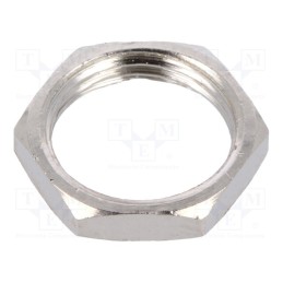 50 pcs : F-N - Nut, Application: F connectors, Plating: nickel