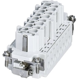 1 pcs - Phoenix Contact Heavy Duty Power Connector Insert, 16A, Female, HEAVYCON B16 Series, 16 Contacts