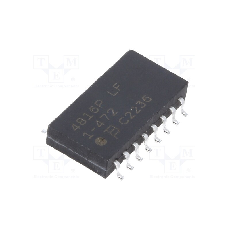 10 pcs : 4816P-T01-472LF - Resistor network: X, SMD, 4.7kΩ, ±2%, 0.16W, No.of resistors: 8