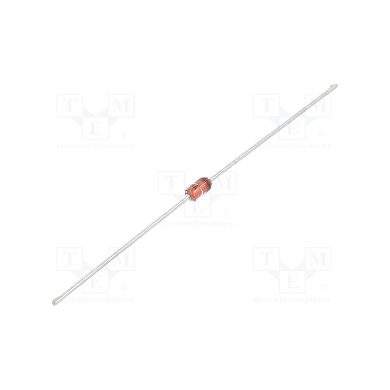 50 pcs : 1N4728A,113 - Diode: Zener, 1W, 3.3V, 276mA, , DO41, single diode