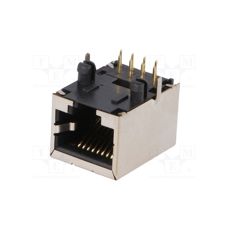 10 pcs : FRJAE-488 - Socket, RJ45, PIN: 8, shielded, Layout: 8p8c, THT