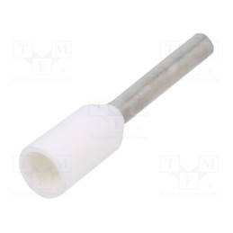 20 pcs : FSD75-8-D - Tip: bootlace ferrule, insulated, copper, 0.5mm2, 8mm, tinned