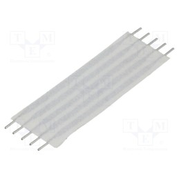 10 pcs : FSN21.5A-05 - Connector: jumper cable, Cable ph: 2.54mm, L: 38.1mm, straight