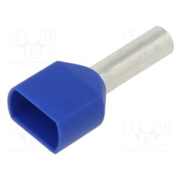 10 pcs : FTD80-10-TL - Tip: bootlace ferrule, insulated,double, copper, 2.5mm2, 10mm