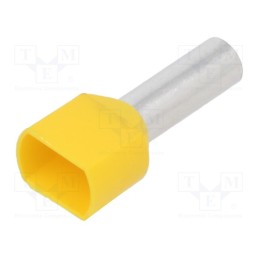 10 pcs : FTD82-14-C - Tip: bootlace ferrule, insulated,double, copper, 10mm2, 14mm, 6AWG