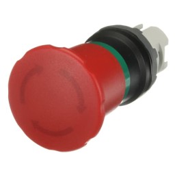 1 pcs - ABB 1SFA Series Twist Release Emergency Stop Push Button, Panel Mount, 22mm Cutout, IP66