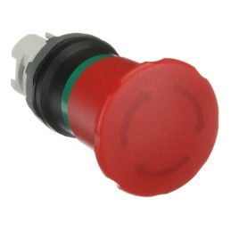 1 pcs - ABB 1SFA Series Twist Release Emergency Stop Push Button, Panel Mount, 22mm Cutout, IP66