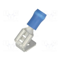 20 pcs : FVDDFM2-250B BU (PA) K - Terminal: flat, 6.3mm, 0.8mm, female/male, 1÷2.5mm2, crimped