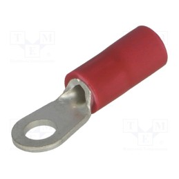 50 pcs : FVGS3-1 (LF) K - Tip: ring, M3, Ø: 3.2mm, 0.5÷1.5mm2, crimped, for cable, insulated