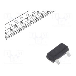 50 pcs : BAS40-00-HE3-08 - Diode: Schottky switching, SMD, 40V, 0.2A, 5ns, SOT23,