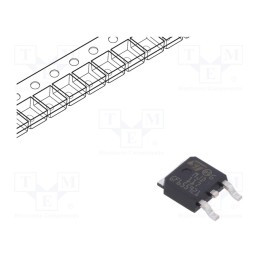 10 pcs : MJD117T4 - Transistor: PNP, bipolar, Darlington, 100V, 2A, 20W, DPAK