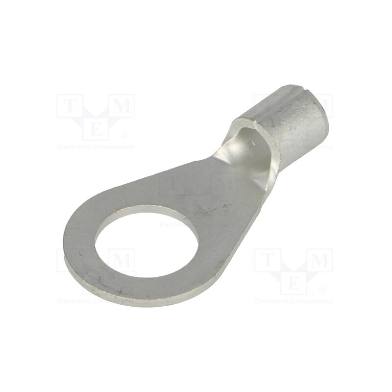 50 pcs : GS6-6 - Tip: ring, M6, 2.5÷6mm2, crimped, for cable, non-insulated, tinned