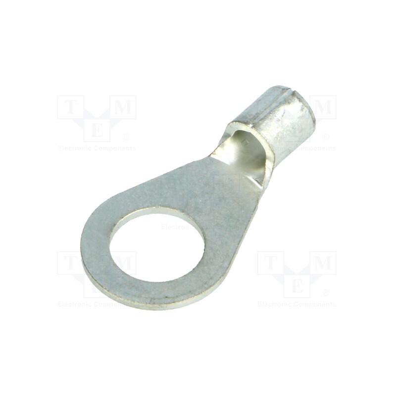 50 pcs : GS8-6 - Tip: ring, M8, 2.5÷6mm2, crimped, for cable, non-insulated, tinned