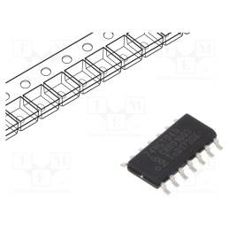 10 pcs : 74HCT04D,653 - IC: digital, NOT, Ch: 6, CMOS,TTL, SMD, SO14, 4.5÷5.5VDC,