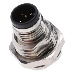 1 pcs - Brad from Molex Circular Connector, 5 Contacts, PCB Mount, M12 Connector, Plug, Male, IP69K, Ultra-Lock Series