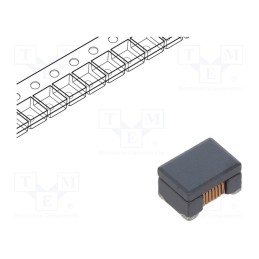 10 pcs : DLW43SH110XK2L - Filter: anti-interference, SMD, 1812, 360mA, 50VDC, -30÷50%, 500mΩ