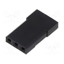 50 pcs : H2555-03PNFB00R - Connector: wire-wire/PCB, crimped, male,female, 3A, 250V, -25÷85°C