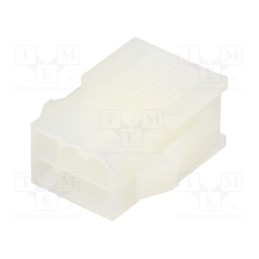 50 pcs : H5050-06PDW000R - Plug, wire-wire, male, N42G, 4.2mm, PIN: 6, 600V, Locking: latch