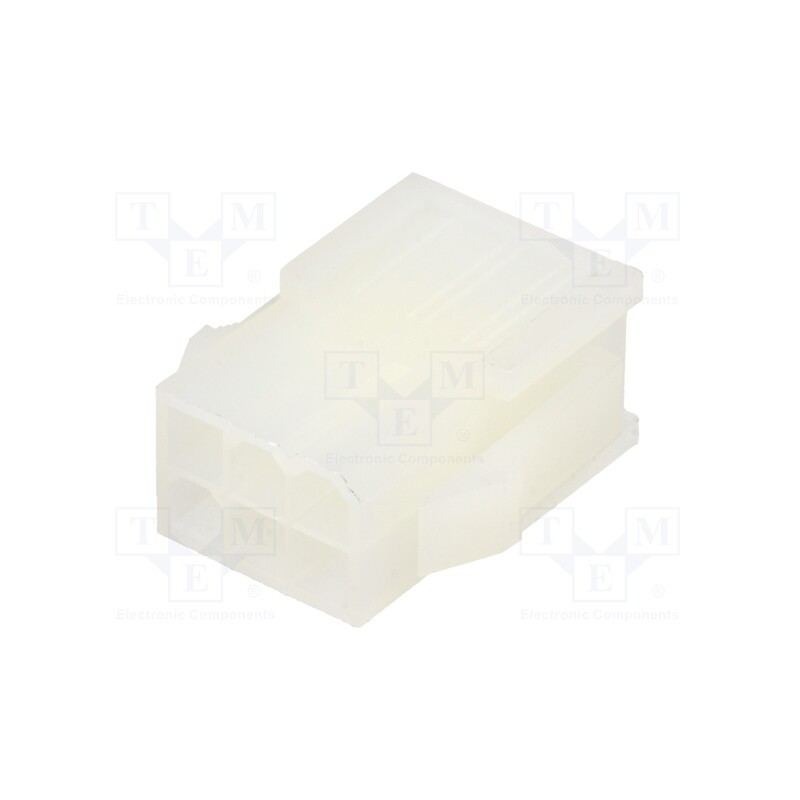 50 pcs : H5050-06PDW000R - Plug, wire-wire, male, N42G, 4.2mm, PIN: 6, 600V, Locking: latch