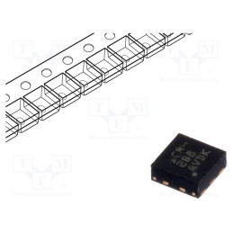 10 pcs : TPS22810DRVR - IC: power switch, 3A, Ch: 1, N-Channel, SMD, WSON6,