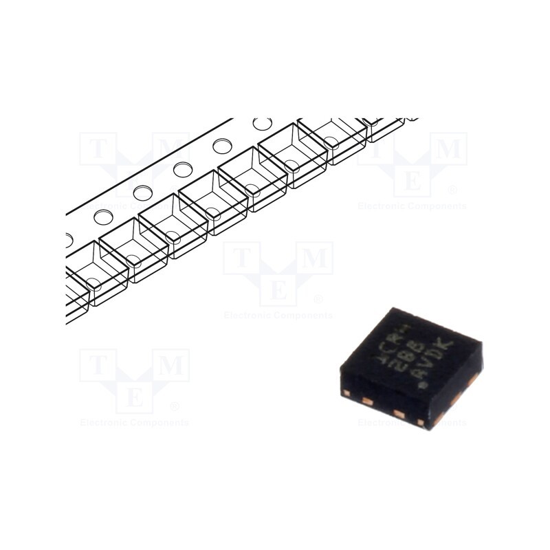 10 pcs : TPS22810DRVR - IC: power switch, 3A, Ch: 1, N-Channel, SMD, WSON6,