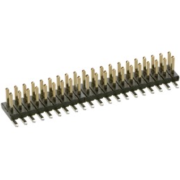 1 pcs - HARWIN Archer M50 Series Straight Surface Mount Pin Header, 100 Contact(s), 1.27mm Pitch, 2 Row(s), Unshrouded