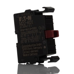 1 pcs - Eaton M22 Series Contact Block for Use with N(S)1(-4) Series, NZM1(-4) Series, PN1(-4) Series, 500V, 1NC