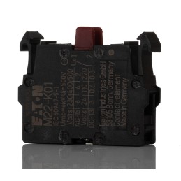 1 pcs - Eaton M22 Series Contact Block for Use with N(S)1(-4) Series, NZM1(-4) Series, PN1(-4) Series, 500V, 1NC