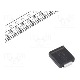 20 pcs : S3G-E3/57T - Diode: rectifying, SMD, 400V, 3A, 2.5us, SMC, Ufmax: 1.15V, Ifsm: 100A