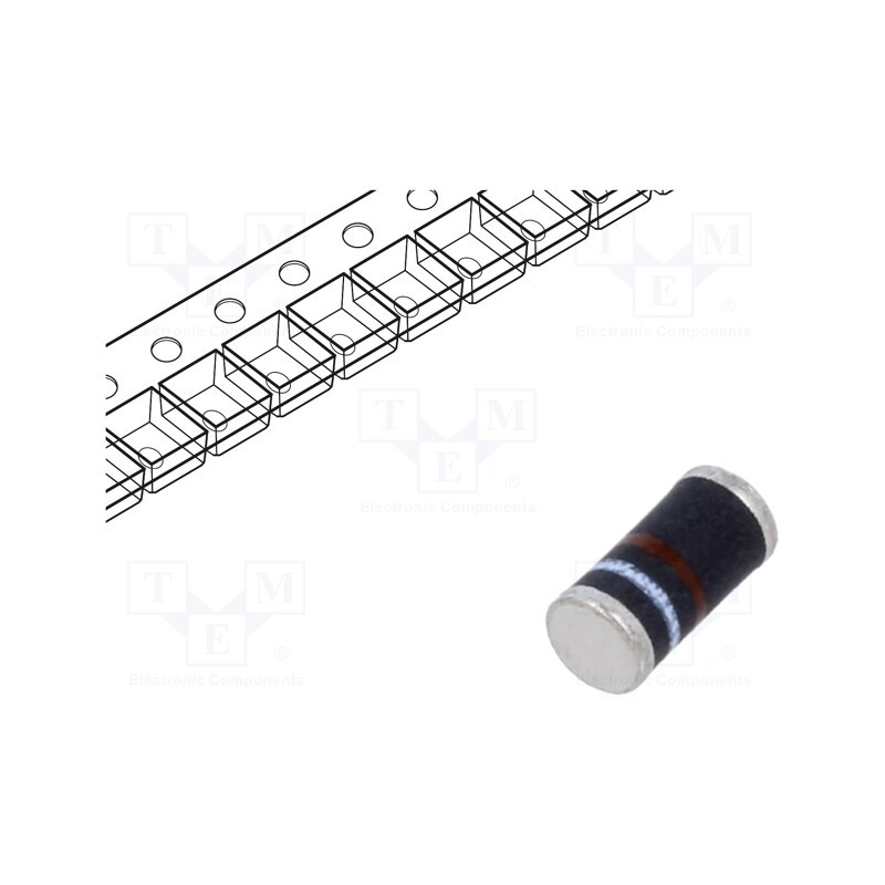 20 pcs : GL41Y-E3/96 - Diode: rectifying, SMD, 1.6kV, 1A, DO213AB, Ufmax: 1.2V, Ifsm: 30A