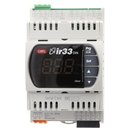 1 pcs - Carel DN33 PID Temperature Controller, 144 x 70mm, 1 Output Relay, 24 V ac/dc Supply Voltage