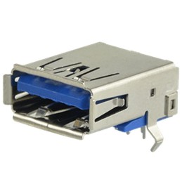 10 pcs - CUI Devices Horizontal, Through Hole Type Standard Type A 3 USB Connector