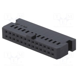 10 pcs : HIF3C-26D-2.54C - Plug, wire-board, female, HIF3C, 2.54mm, PIN: 26, w/o contacts