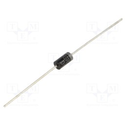 50 pcs : HER201 - Diode: rectifying, THT, 50V, 2A, , Ifsm: 60A, DO15, Ufmax: 1V