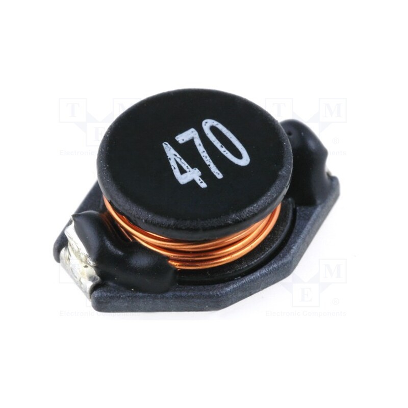 10 pcs : DL22-4.7 - Inductor: wire, SMD, 4.7uH, Ioper: 4.8A, 0.018Ω, Isat: 5.4A, B: 9.4mm