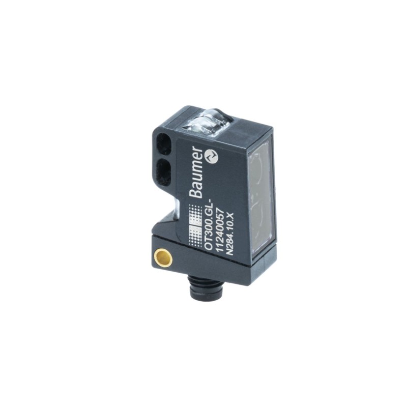 1 pcs - Baumer Background Suppression Photoelectric Sensor, Rectangular Sensor, 1800 mm Detection Range IO-LINK