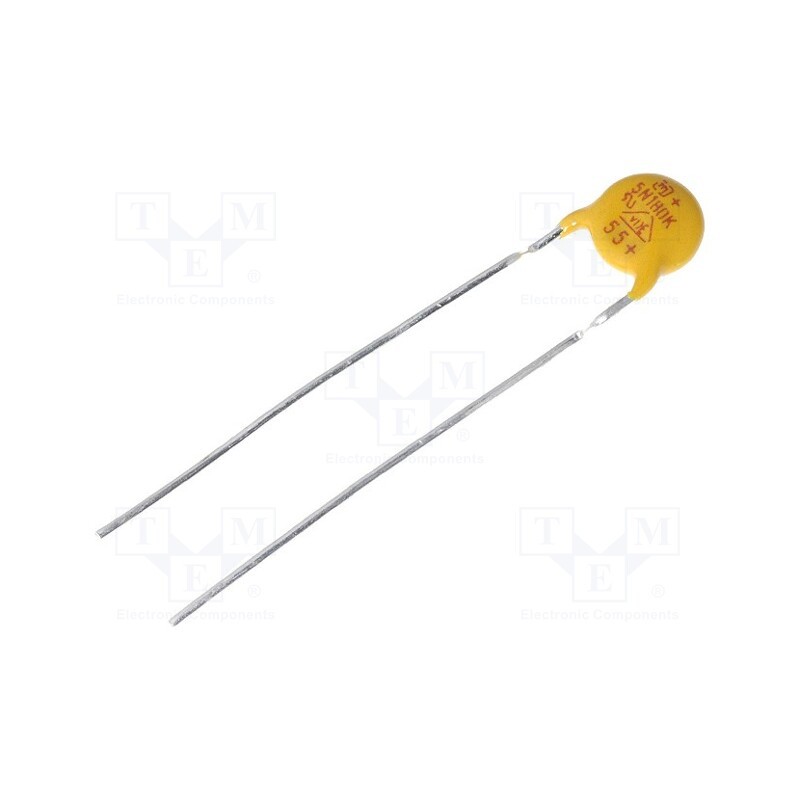 50 pcs : - Varistor: metal-oxide, THT, 11VAC, 14VDC, 18V, ±10%, 100A, 500mJ