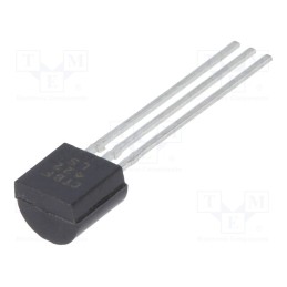 50 pcs : TBF422 - Transistor: NPN, bipolar, 250V, 0.5A, 0.8W, TO92