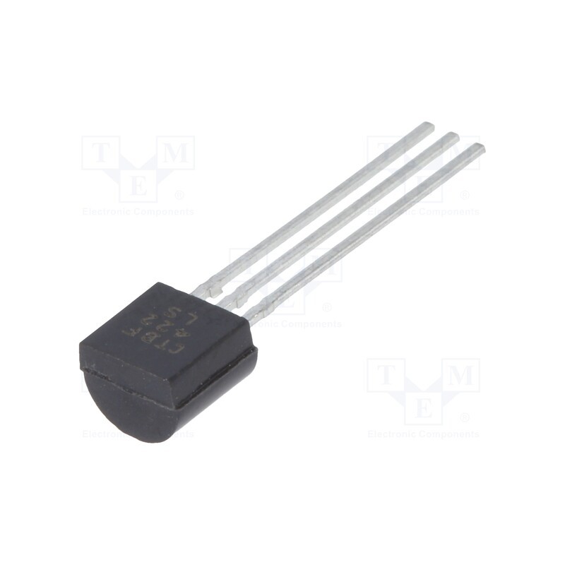50 pcs : TBF422 - Transistor: NPN, bipolar, 250V, 0.5A, 0.8W, TO92