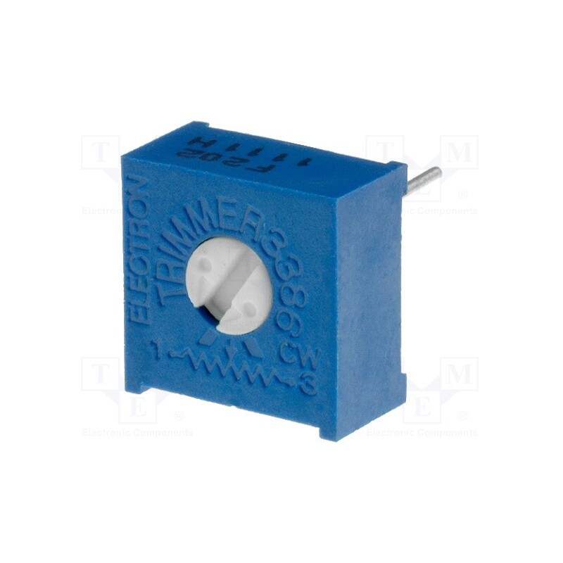 20 pcs : - Potentiometer: mounting, single turn,horizontal, 2kΩ, 500mW, ±10%