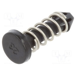 50 pcs : HSR-23 - Mount.elem: rivet, heatsink mounting, UL94V-2, D: 2.6mm, A: 6.4mm