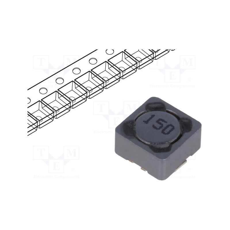 20 pcs : PCS74MT150 - Inductor: wire, SMD, 15uH, 1.47A, 81mΩ, ±20%, 7.3x7.3x4.5mm
