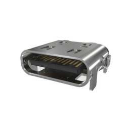 10 pcs - Amphenol Communications Solutions Right Angle, Top Mount Type Type C USB3.2 USB C Connector