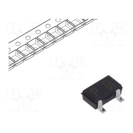 50 pcs : DAP202KT146 - Diode: switching, SMD, 80V, 0.3A, 4ns, SC59,SOT346, Ufmax: 1.2V