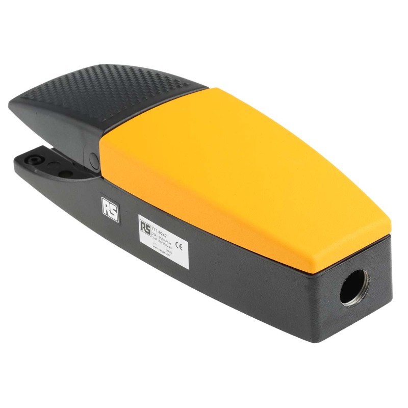 1 pcs - RS PRO Momentary Foot Switch - Die Cast Aluminium Case Material, DP-CO, 21 A Contact Current, 250V Contact Voltage