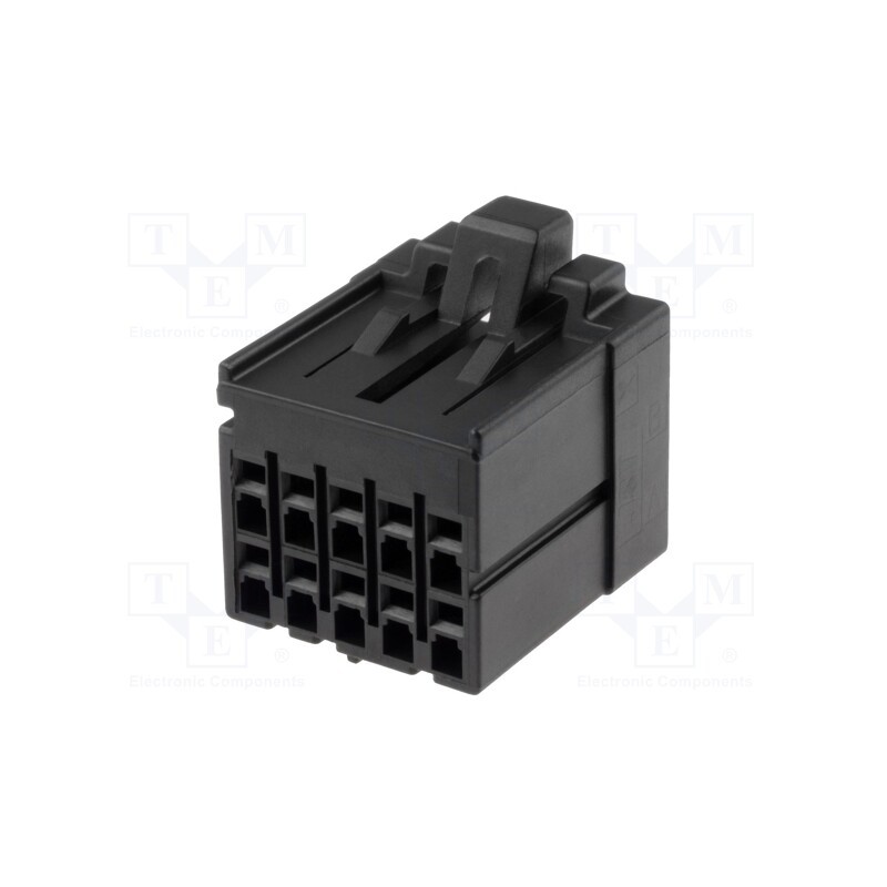 10 pcs : J21DF-10V-KX-L - Plug, wire-wire/PCB, female, J2000, 2.5mm, PIN: 10, for cable, 250V