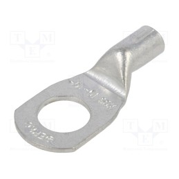 20 pcs : KCS_10-10/1 - Tip: ring tube, M10, 10mm2, crimped, for cable, tinned, copper